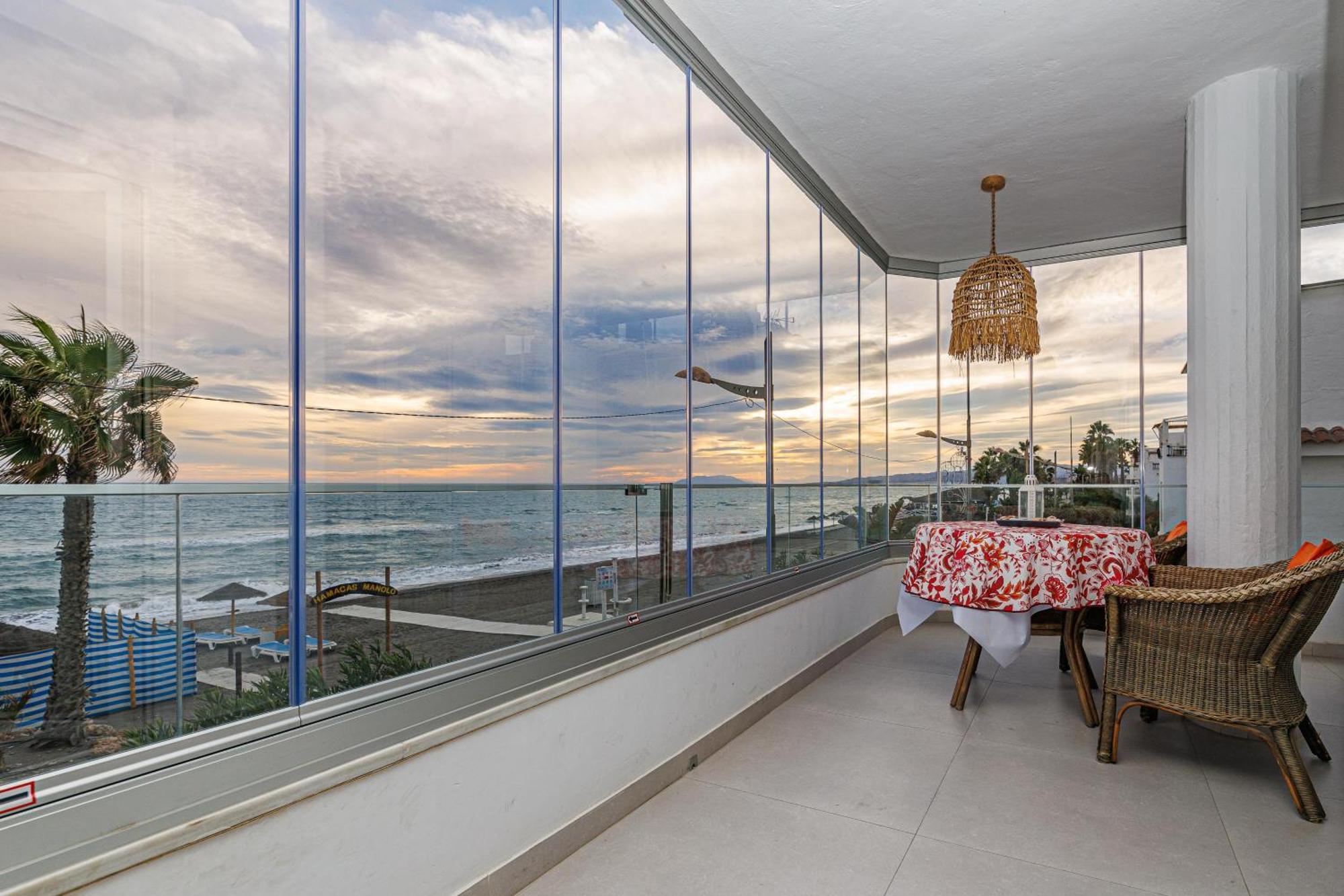 Laguna Beach Wohnung Mit Freiem Meerblick Torrox Exteriér fotografie